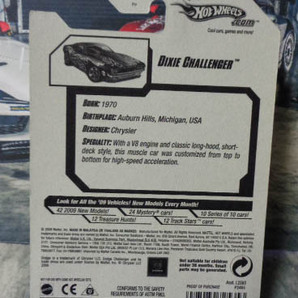 HotWheels DIXIE CHALLENGER ホットウィール ディキシーチャレンジャー 説明文・写真ご参照  ///(057)の画像5