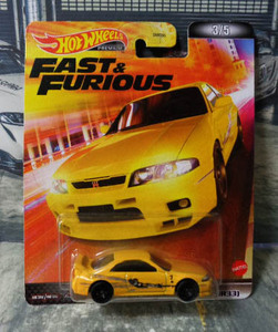 HotWheels Fast ＆ Furious Nissan Skyline GT-R〔BCNR33〕ホットウィール ワイルドスピード ニッサン スカイライン GT-R ///am