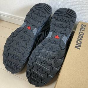 サロモン SALOMON X ULTRA PIONEER MID GTX ゴアテックス BLACK/MAGNET/MONUMENT 27.5cm 中古美品 送料無料 1円スタート！の画像3