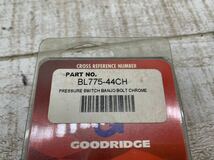 GOODRIDGE バンジョーボルト クローム BL775-44CH 新品未使用品 欠品あり_画像2