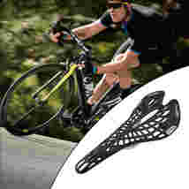 パイダー メッシュ スポーツサドルスパイダー 超軽量 自転車サドル ロードバイク用 サドル　クールな外観　黒 ;ZYX000019;_画像2