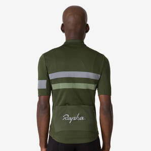 新品 Rapha Men’s Brevet Jersey Mサイズ ディープオリーブグリーン ラファ メンズ ブルベ ジャージ 半袖の画像8