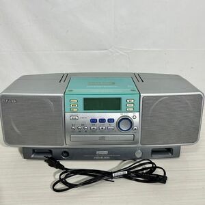 Y319/AIWA/アイワ/CSD-EL300/2001年製/CDラジカセ/レトロ/ヴィンテージ/ジャンク品/シルバーカラー