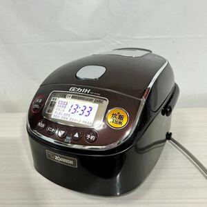 Y328/象印/ZOJIRUSHI/圧力IH炊飯器/NP-RY05/2020年製/ジャー0.54L/3合炊き/圧力IH炊飯ジャー/通電確認済み/極め炊き/ダークブラウン