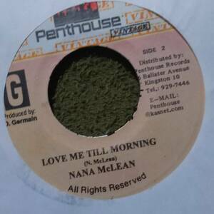 Taxi Riddim Love Me Till Morning Nana Mclean From Penthouse