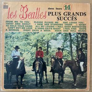  激レア！ホースカバー オリジナル 初盤 Les Beatles Dans Leurs 14 Plus Grands フランス mono LP BEATLES/ビートルズ/デフ /レコード UKの画像1