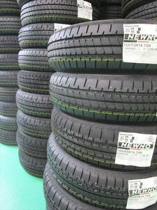 送料無料　20本価格　5セット　新品　2024年製　155/65R14　ブリヂストン　NEWNO　ニューノ　業販価格（沖縄要確認）