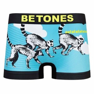 【新品未使用】BETONES ビトーンズ ANIMAL4 L BLUE メンズ フリーサイズ ボクサーパンツ【送料無料】