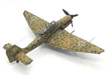 1/144 完成品 ユンカース Ju-87D-5N E8+GH 夜間攻撃スツーカ 消炎排気管装着_画像5