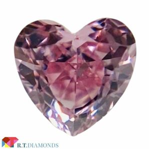 FANCY INTENSE PURPLISH PINK 0.056ct HS/RT2424/CGL