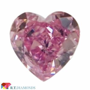 FANCY VIVID PURPLISH PINK 0.082ct HS/RT2674/GIA/CGL