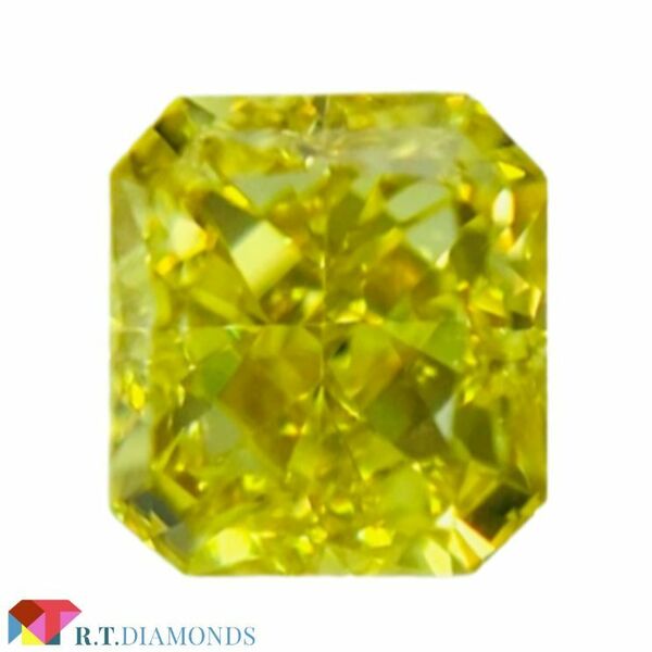 FANCY VIVID YELLOW 0.218ct RCT/RT1277/CGL