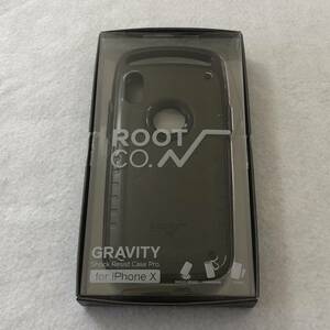 ROOT CO route ko-iPhone X case khaki * used free shipping * Impact-proof smartphone iPhone 10