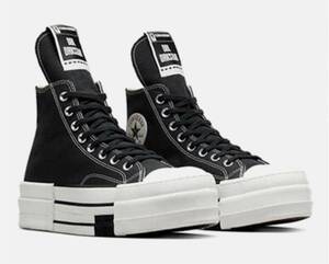 最終値下げ。GW値下げ!日本未発売 新品 Rick Owens x CONVERSE DRKSHDW 28㎝　リックオウエンス　ダークシャドウ