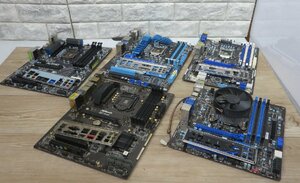 *{ secondhand goods } motherboard Asrock,Asus etc. 5 pieces set [t24041809]