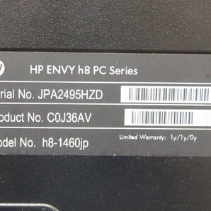 ★≪ジャンク品≫HP HPE h8-1460jp べアボーン BD[t24041805]の画像6