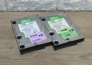 ★≪中古品≫WD HDD 3.5 1Tb WD10EADS 2台[t24041523]