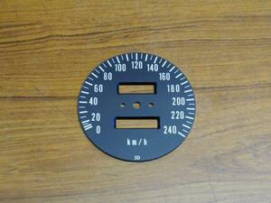 カワサキZ1　72（初期）スピードメーター　文字盤　240ｋｍ　