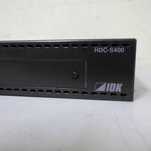 39 管No.46　IDK HDC-S400 HDBaseT　分配器　通電確認済み　動作未確認　本体のみ_画像3