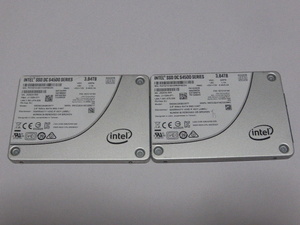  breakdown goods INTEL SSD DC S4500 SERIES 3.84TB 2 pcs. set SSDSC2KB038T7 SATA 2.5inch breakdown goods junk treatment. 