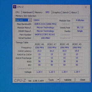 メモリ サーバーパソコン用 Micron DDR4-2133 (PC4-17000) ECC Registered 4GBx4枚 合計16GB 起動確認済です MTA9ASF51272PZ-2G1A2HGの画像6