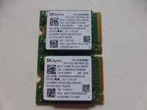 SK hynix SSD M.2 NVMe Type2230 Gen 3x4 256GB 2枚セット 正常判定 BC501 中古品です③_画像1