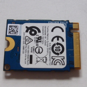 TOSHIBA 東芝 SSD M.2 NVMe Type2230 Gen 3x4 512GB 電源投入回数205回 使用時間943時間 正常99% KBG40ZNS512G 中古品です③の画像2