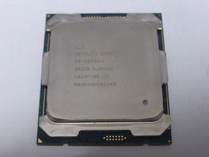 INTEL Server for CPU XEON E5-2699v4 22 core 44s red 2.20GHZ SR2JS FCLGA2011-3 CPU only start-up has confirmed. 