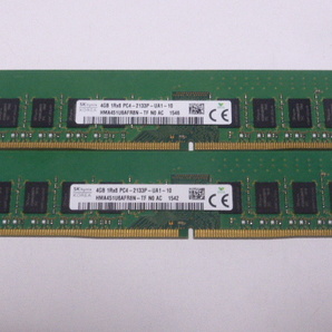 メモリ デスクトップパソコン用 SK hynix DDR4-2133 PC4-17000 4GBx2枚 合計8GB 起動確認済みですの画像1