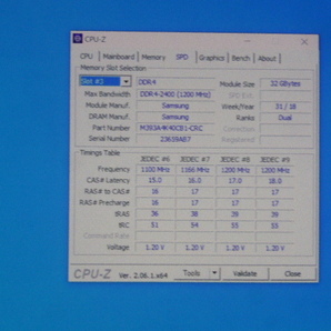メモリ サーバーパソコン用 Samsung PC4-19200T(DDR4-2400T) ECC Registered 32GBx4枚合計128GB 起動確認済です M393A4K40CB1-CRC4Q①の画像7