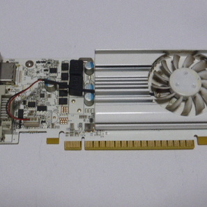 NVIDIA グラフィックボード GeForce GT1030 EX OC White PCI-E 2GB GDDR5 64Bit w/HDMI/DVI-D HDMIにて画面出力確認済 本体のみ 中古品ですの画像1
