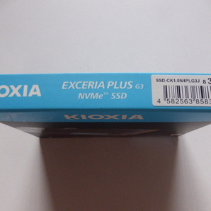 KIOXIA-EXCERIA PLUS G3 SSD M.2 NVMe Gen4.0x4 1000GB(1TB) 電源投入回数5回 使用時間0時間 正常100% SSD-CK1.0N4PLG3J 中古品ですの画像5