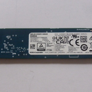 KIOXIA-EXCERIA PLUS G3 SSD M.2 NVMe Gen4.0x4 1000GB(1TB) 電源投入回数5回 使用時間0時間 正常100% SSD-CK1.0N4PLG3J 中古品ですの画像8