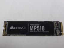 CORSAIR Force MP510 SSD M.2 NVMe Type2280 Gen 3.0x4 960GB 電源投入回数6529回 使用時間14440時間 正常92% 中古品ですCSSD-F960GBMP510_画像1