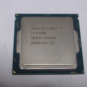 INTEL CPU Core i7 6700K 4コア8スレッド 4.00GHZ SR2L0 CPUのみ 起動確認済みです 少し反りがございますの画像1