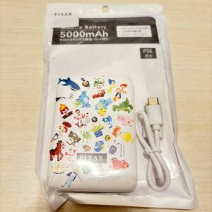 ディズニー　モバイルバッテリー　充電器　5000mAH iPhone トイストーリー　新品未開封