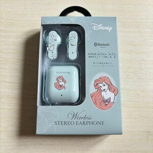 完全ワイヤレス ステレオイヤホン インナーイヤータイプ ディズニー Disney Bluetooth5.3 新品　アリエル