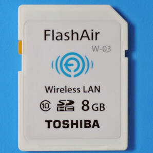 ★ 東芝 FlashAir W-03 8GB / SDHC SDカード / Class10 / Wi-Fi 無線LAN ★初期化済 ★ 0408の画像1