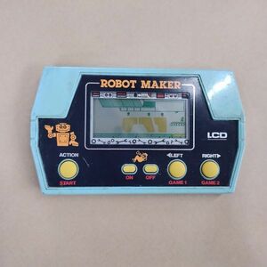 LCD ROBOT MAKER ロボットメーカー 電池接触悪・起動操作確認済