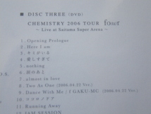 DVD ＆ CD2枚組 ケミストリー CHEMISTRY ALL THE BEST ベスト盤 26曲収録 ASAYAN 音楽DVD 2006年 ツアー ライブ ライヴ盤 143分収録_画像4