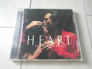 CD 矢沢永吉 音楽アルバム HEART ハート 涙が…涙が もう戻れない 闇の中のハリケーン 東京 黄昏に捨てて 魅惑のメイク この海に 他 11曲