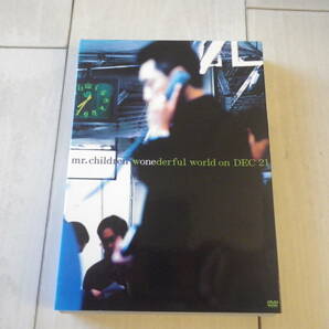 DVD2枚組 Mr.Children wonederful world on DEC 21 ミスターチルドレン ミスチル ライヴ ライブ 名もなき詩 終わりなき旅 他 190分収録の画像1