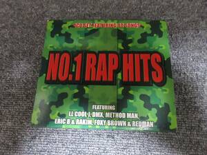 CD4枚組 No.1 Rap Hits ラップ ヒット曲 BEST ベスト盤 LL COOL J DMX METHOD MAN ERIC B＆RAKIM FOXY BROWN＆REDMAN