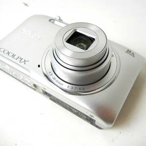 動作品◇ニコン COOLPIX S3600 デジタルコンパクトカメラ シルバーの画像6