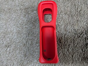 Wii remote control cover red nintendo RVL-022 wiiU Mario color hole 