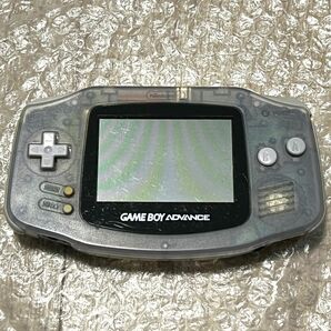 〈ジャンク・現状品〉 GBA ゲームボーイアドバンス 本体 ミルキーブルー GAMEBOY ADVANCE