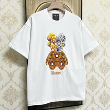 最上級EU製＆定価2万◆UABONI*ユアボニ*半袖Tシャツ*フランス*パリ発◆米国綿 通気 個性 ゆったり カジュアル ベアブリック/Bearbrick 2XL_画像9