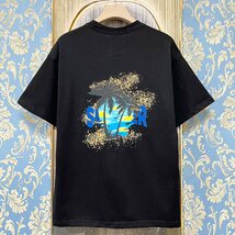 定価2万★christian milada・ミラノ発・半袖Tシャツ★コットン100％ 高級 薄手 快適 おしゃれ 丈夫 カジュアル リゾート 旅行 春夏 L/48_画像1