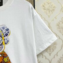 最上級EU製＆定価2万◆UABONI*ユアボニ*半袖Tシャツ*フランス*パリ発◆米国綿 通気 個性 ゆったり カジュアル ベアブリック/Bearbrick 2XL_画像6