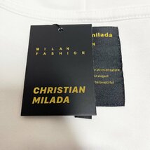 定価4万★christian milada・ミラノ発・パーカー★快適 通気 上品 人気 キャラクター 可愛い トップス プルオーバー カジュアル L/48サイズ_画像9